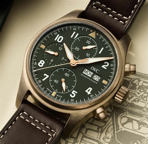 iwc spitfire double chronograph replica|iwc pilot spitfire chronograph review.